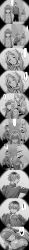  absurdres ahoge angry begging belt blush breasts closed_eyes clothed crossed_arms dress elf elf_ears eyebrows_visible_through_hair faceless femdom femsub fern_(frieren:_beyond_journey's_end) frieren frieren:_beyond_journey's_end greyscale hair_ornament heart heart_eyes hxd hypnotic_magic large_breasts long_hair magic monochrome multiple_girls pants sequence shirt short_hair small_breasts smile smug speech_bubble stark_(frieren:_beyond_journey's_end) surprised sweat symbol_in_eyes tears twintails 