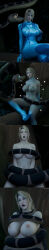  blonde_hair bottomless disney eh femsub heavy_eyelids kaa kaa_eyes metroid_(series) nintendo nude samus_aran sleepy snake the_jungle_book topless undressing zero_suit 