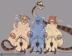  aforgottenspc bisexual black_eyes black_nail_polish blue_hair blue_skin breasts coils crossover cum cum_on_breasts deadlock disney elsa_bloodstone english_text feet foot_focus freja_(overwatch) grey_background harem heterosexual holding_hands huge_breasts hyper_breasts kaa kaa_eyes large_breasts lip_biting marvel_comics multiple_girls multiple_subs nail_polish nipples nude open_mouth orange_hair overwatch restrained simple_background sitting smile snake spiral_eyes sub_on_sub sunglasses super_hero sweat text the_jungle_book tickling toenail_polish tongue tongue_out valve vindicta_(deadlock) yellow_eyes 