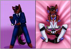 absurdres androgynous blackwidowx cosplay crossdressing furry heart heart_eyes high_roller looking_at_viewer magical_girl male_only maledom malesub my_little_pony original pendulum pov symbol_in_eyes trap