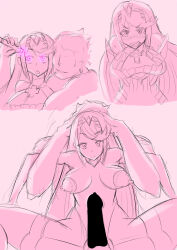breasts erect_nipples expressionless huge_breasts mythra_(xenoblade) nintendo tech_control topless xenoblade_chronicles xenoblade_chronicles_2