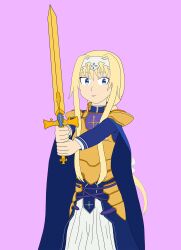  alice_(sword_art_online) animated animated_gif armor before_and_after blonde_hair expressionless female_only femsub hypnotic_eyes kaa_eyes licking_lips original simple_background snake sword sword_art_online tail tom65hg white_(tom65hg) 