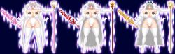 absurdres ass bluebullpen boots breasts choker cleavage empty_eyes female_only femsub gloves heart high_heels huge_breasts huge_hips leotard naru_osaka opera_gloves sailor_mars sailor_moon sailor_moon_(series) thigh_boots twintails weapon