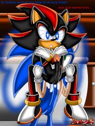  absurdres anal cum cum_in_ass drool exkaizuhan furry male_only maledom malesub penis sex shadow_the_hedgehog sonic_the_hedgehog sonic_the_hedgehog_(series) spiral symbol_in_eyes yaoi 