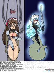  alicia_melchiott before_and_after bondage breasts brown_eyes brown_hair cables cameltoe empty_eyes enemy_conversion erect_nipples femsub idpet mantra masturbation monster_girl naga_girl red_eyes snake_girl spiral_eyes symbol_in_eyes tech_control text valkyria_chronicles visor weapon white_hair 