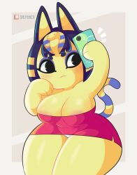 animal_crossing animated ankha_(animal_crossing) cat_girl dialogue dress femsub furry happy_trance kaa_eyes manip mantra nintendo oni-punch peppermintspiral_(manipper) phone resisting ring_eyes sound tech_control text video yellow_skin