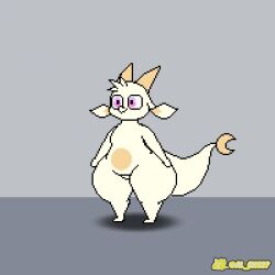  al_gx animated animated_gif ass ass_expansion breasts bucket_helmet chikn_nuggit dragon dragon_girl femsub furry fwench_fwy_(chikn_nuggit) helmet huge_ass non-binary non-binary_sub pixel_art shortstack spongebob_squarepants_(series) text 