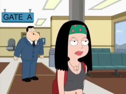  american_dad animated bare_shoulders belt black_eyes black_hair cleavage collarbone expressionless father_and_daughter femsub happy_trance hayley_smith holding_hands jeans large_breasts long_hair maledom necklace netorare open_mouth orange_hair short_hair sound stan_smith text trigger video 