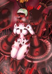 bottomless cyberpunk_(series) cyberpunk_edgerunners femsub mask mrbones2210 nipples nude rebecca_(cyberpunk) small_breasts tagme tattoo tech_control topless visor