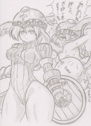  banshou blush bottomless braid breasts corruption empty_eyes erect_nipples expressionless femsub greyscale helmet large_breasts long_hair military_uniform monochrome nude sex_toy shadaloo_dolls sketch street_fighter tears tech_control text tongue tongue_out topless traditional translated valkyrie_(vnd) valkyrie_no_densetsu vibrator 
