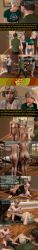  3d aagne ass bare_legs barefoot blonde_hair comic dialogue eye_roll feet femsub hypnotic_touch hypnotic_voice jean_shorts koandstuff legs maledom midriff milf mother_and_daughter multiple_girls multiple_subs nude short_hair tagme text 