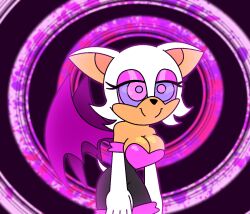  bat_girl bat_wings cleavage female_only femsub furry happy_trance hypnoscream kaa_eyes large_breasts leaning_forward ring_background rouge_the_bat smile solo sonic_the_hedgehog_(series) 