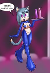 altered_common_sense animal_ears breasts cat_girl dildo empty_eyes female_only femsub fourssss furry happy_trance high_heels latex lipstick nipples nude pussy reverse_bunnysuit rime_the_cat smile sonic_the_hedgehog_(series) standing stripper tech_control text topless