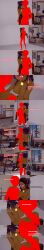  3d absurdres anoni_hypno bell_collar black_hair blush breasts carrying collar cum dark_skin dialogue english_text femsub handsfree_ejaculation maledom mous_carter_(anoni_hypno) nipples nude orgasm original purple_eyes short_hair spiral spiral_eyes sweat symbol_in_eyes text 