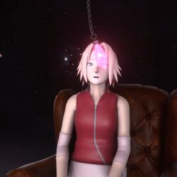  3d animated animated_gif femsub naruto_(series) pendulum pink_hair saiminsensei sakura_haruno short_hair 