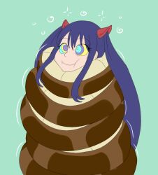 blue_hair coils disney fairy_tail happy_trance kaa kaa_eyes plsgts snake the_jungle_book twintails wendy_marvell