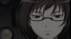 code:breaker empty_eyes enemy_conversion expressionless glasses gun miyuki_kanda screenshot tagme teacher