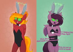  androgynous aware bulge bunnysuit crossdressing cuffs drool failed_hypnosis furry happy_trance horse_boy hypnotic_accessory looking_at_viewer male_only malesub moonatik my_little_pony spiral_eyes symbol_in_eyes tech_control 
