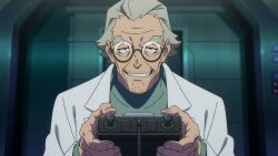  ai_art ai_voice animated black_lipstick blonde_hair corset dress empty_eyes eyeshadow goth gyaru hellsing002_(generator) high_heels instant_loss lab_coat large_breasts makeup microchip pink_hair pink_lipstick robotic_trance scientist skirt sound tan_skin video 