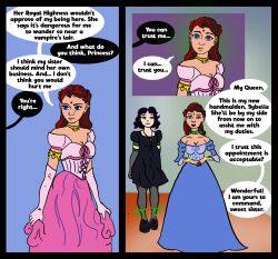 absurdres avabluecat dialogue female_only femdom femsub princess sybelle_(avabluecat) text vampire