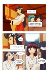 comic sakura(urusei_yatsura) sakura_(urusei_yatsura) shinobu_miyaki urusei_yatsura wadevezecha