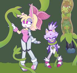  blaze_the_cat breast_sucking bunnie_rabbot bunny_ears bunny_girl cat_ears cat_girl cat_tail drool eye_color_change femsub fiona_fox fox_ears fox_girl fox_tail furry hanging_down heart heart_eyes high_heels hypnotic_plant multiple_girls one_eye_open open_mouth plant rakuma-imp restrained sonic_the_hedgehog_(series) spiralwash_eyes sweat symbol_in_eyes vaginal vines vore 