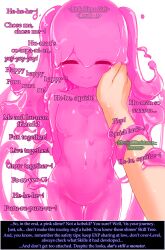 caption caption_only flat_chest monster_girl qnnpw61 slime stewarone_(manipper) text