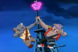 all_fours animated april_o'neil bebop belt bodysuit boots brown_hair cape clothed dog_pose donatello dress femsub furry glasses helmet high_heels humor hypnotized_hypnotist irma_langinstein leonardo malesub michelangelo monkey_pose multiple_boys multiple_girls multiple_subs official pet_play pink_lipstick ponytail raphael red_hair rocksteady short_hair shredder sound sweater tagme tech_control teenage_mutant_ninja_turtles turtle_boy video