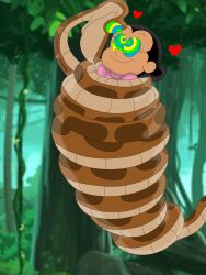 black_hair femsub happy_trance kaa kaa_eyes kaacommissionss loud_house maria_santiago snake the_casagrandes the_jungle_book
