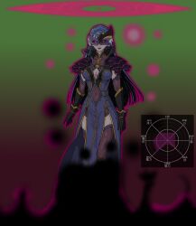  altered_common_sense alternate_costume arm_warmers aura blue_hair boots cleavage corruption dress female_only femsub fire_emblem fire_emblem_echoes gameplay_mechanics gloves glowing_eyes hair_ornament happy_trance hypnotic_accessory isobe_roll lipstick long_hair magic mask navel nintendo red_eyes rinea_(fire_emblem) see-through shoulder_pads smile solo thighhighs thighs witch 