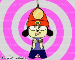 drool english_text feet furry male_only malesub mantra open_mouth parappa_the_rapper pocket_watch spiral_background spiral_eyes tagme text tolemii