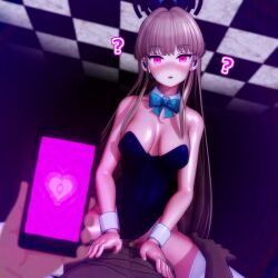  3d animated bangs blonde_hair blue_archive blush bottomless bow_tie breasts bunny_girl bunnysuit cell_phone censored clothed_sex confused cowgirl_position cuffs dark_skin earbuds earpiece expressionless fake_animal_ears femsub glowing_eyes halo heart hypnotic_app indifferent light_skin long_hair lying male_pov maledom muscle_boy on_back open_mouth pink_eyes pov pov_dom sex spread_legs tagme tech_control thighhighs toki_(blue_archive) topless uyunsyu_(manipper) vaginal very_long_hair video 