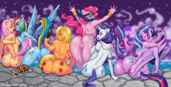  anus applejack ass blonde_hair blue_eyes blue_hair blush bottomless breast_press breasts charm_(spell) curly_hair darkereve earrings female_only femsub fluttershy freckles furry green_eyes heart horns horse_girl jewelry kissing large_breasts long_hair love_potion multicolored_hair multiple_girls muscle_girl my_little_pony nude open_mouth pegasus_girl piercing pink_hair pinkie_pie pool purple_eyes purple_hair rainbow_dash rainbow_hair rarity starlight_glimmer sub_on_sub surprised sword symmetrical_docking topless twilight_sparkle unicorn_girl weapon western wings yuri 