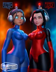  3d avatar_the_last_airbender azula blender bodysuit fembot femsub happy_trance katara leotard ring_eyes robotization spiral_eyes spiralwash_eyes supercasket tech_control text 