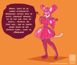 absurdres cat_girl dialogue miraculous_ladybug mr_scade reflekta spanish text transformation 