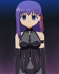 corruption empty_eyes expressionless fate/stay_night fate_(series) femsub long_hair purple_hair sakura_matou standing standing_at_attention triggerrock
