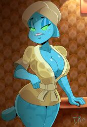  animal_ears breasts cat_girl dalley-alpha female_only femsub furry glowing glowing_eyes large_breasts milf mr.e_(manipper) nicole_watterson spiral_eyes symbol_in_eyes the_amazing_world_of_gumball western 