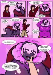  all_fours antenna_(biology) bodysuit brain_drain cheek_squish chubby comic dialogue dog_girl dronification drool erection_under_clothes femsub good_sub_conditioning happy_trance hoodie huge_breasts jakey_(hypnonut005) kilroylucy18 latex maledom milf mommy_fetish mori_emantsal_(kilroylucy18) moth_girl nude original pendulum pet_play purple_skin subliminal text white_hair wings 