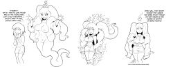  bimbofication breast_expansion breasts dialogue evil_smile femdom femsub ghost ghost_girl hourglass_figure hugothetroll identity_swap jacket large_breasts midriff navel original possession pussy small_breasts thick_thighs transformation twintails 