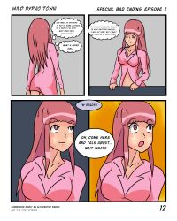 bottomless breasts comic empty_eyes idpet lei_(idpet) nude original red_eyes red_hair text topless xiana_(niceguy)