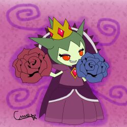  animals_only evil_smile female_only femsub nintendo paper_mario paper_mario:_the_thousand_year_door pokemon pokemon_(creature) possession red_eyes roselia shadow_queen shyker simple_background smile solo soropin spiral spiral_eyes super_mario_bros. symbol_in_eyes 