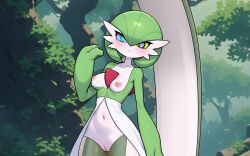  ai_art animated animated_eyes_only animated_gif bottomless breasts femdom furry gardevoir green_hair hypnotic_eyes jungle kaa_eyes manip midriff monster_girl naga_girl navel nintendo nipples nude pokemon pokemon_(creature) pov pov_sub pussy suppas_(manipper) topless video white_skin 