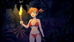  ai_art animated bikini bikini_top breasts disney kaa kaa_eyes misty nintendo orange_hair pokemon snake sound the_jungle_book video voice_acted 