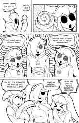  absurdres bowsette clothed comic consensual dialogue english_text femsub greyscale hair_covering_one_eye happy_trance horns jester jesturia mask multiple_girls new_super_mario_bros._u_deluxe nintendo open_mouth princess princess_daisy princess_peach princess_rosalina royalty shyguy speech_bubble spiral_eyes spiralwash_eyes super_crown super_mario_bros. super_mario_galaxy tagme text transformation 