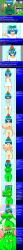  bare_breasts before_and_after blue_hair blush breast_expansion breast_press breasts collarbone corruption elf_ears eye_color_change eyebrows_visible_through_hair fangs feminization flower flower_in_hair good_sub_conditioning green_hair green_sclera hair_color_change hair_growth happy_trance holding_breasts huge_breasts i_suc japanese_text large_breasts malesub monster_girl nude open_mouth plant_girl red_eyes sequence smile text tongue transformation transgender undressing wide_hips 