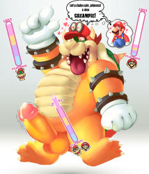  blazingcheecks bowser bulge cappy cum cum_in_clothing erection erection_under_clothes furry gloves happy_trance hat heart heart_eyes horns hypnotic_clothing large_penis male_only maledom malesub mario nintendo penis possession super_mario_bros. super_mario_odyssey symbol_in_eyes text tongue tongue_out yaoi 