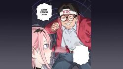 duongduccomics empty_eyes femsub headband maledom merryweather open_mouth pendulum pink_hair purple_eyes running school_uniform short_hair skirt sound tears video voice_acted zombie