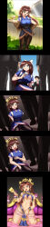  blush body_control brown_hair hadant harem_outfit hypnotic_accessory long_hair maledom masturbation ranma_1/2 ukyo_kuonji unhappy_trance 