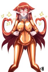 ameri_azazel femsub large_breasts latex long_hair mairimashita!_iruma_kun rosvo