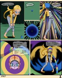  blonde_hair chloe_bourgeois comic deltarune femsub idpet miraculous_ladybug tagme text werewire 